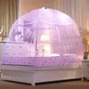 Pink Elegant Mongolian Yurt Mosquito Net Adults Bed Canopies Mosquitero Netting Mesh Cheap Folding Mosquito Net Berco Portatil77634936266