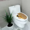 Helloyoung 32 * 39 cm Sticker WC Cover Toilet Voetstuk Toiletten Kruk toilet Lid Sticker WC Woondecoratie Badkameraccessoires