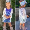 Summer Girls Jackets Casual Lace Outerwear for Girls Fashion White Kids Sunscreen Clothing Kids Baby Girls Clothes