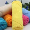 Partihandel 50g / st Naturlig Soft Silk Mjölk Bomull Garn Tjockt Garn För Stickning Baby Wool Crochet garn vävtråd