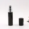 En stock bouteille de recharge au détail couleur noire 12 ml mini portable rechargeable parfum atomiseur vaporisateur bouteilles vides contenants cosmétiques bouteilles