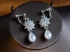 Ornements de couronne, mariées, zircons, coussinets de perles, boucles d'oreilles, accessoires Wang Guanfa