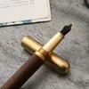 Original ecological handcrafted wooden fountain pen custom logo business luxury gift chinese eco wood calligraphy kugelschreiber with fine nib