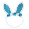 Bébé Bandeaux pour les filles Lapin Oreille Bandeaux Mignon Pâques Bébé Oreilles de lapin Bandeaux main 3D Fleur Filles Tiara nourrisson Accessoires cheveux