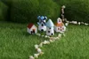 100pcs mini żywiczny dom wróżki ogrodowe ozdoby miniaturowe ozdoby figurki bonsai dekoracja domu enfeites para casa jardins4645329