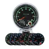 Universal 3.75'' Car Tacho Rev Counter Gauge Tachometer W/ 7 seven colors LED RPM Light