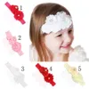 2020 bricolage fleur enfants cheveux accessoires 5 couleurs bébé bandeau pour enfants enfants bandes de cheveux mode cadeau nouveaux enfants chapeaux 15 pièces H058