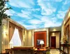 3d stereoscopic wallpaper Fantasy fresh 3d blue sky clouds sky landscape art zenith fresco ceiling murals wallpaper