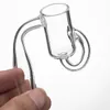 Quartz Diamond Loop Banger Acessórios para fumantes de unhas de óleo Reciclador Dabber Insert Bowl 10mm 14mm 19mm fêmea macho para tubos de água