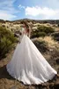 Abiti da sposa a maniche lunghe vintage abiti da sposa applicazione in pizzo