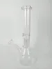 Nytt mönster Hög 33 cm, bas: 11,5 cm, 18 mm Joint Glass Bong Glas Vattenrör, Svart