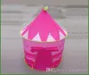 Tenda da gioco per bambini Nuova ragazza portatile Tenda da gioco principessa rosa Castello per bambini Cubby Casa da gioco Giocattolo carino Casa da gioco Casa gattonante per bambini