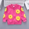 Kids Girls Clothing Suit Flower Automn Coat T-shirt Pantal