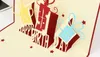 3D Pop UP Cartoon Gift Box Biglietti d'auguri Carta fatta a mano Carta creativa di buon compleanno per bambini Forniture per feste festive