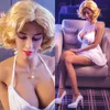 Designer Sex Dolls عيون مغلقة على الطراز الياباني دمية الجنس دمية الحجم الكامل السيليكون مع الهيكل العظمي LifeLike الحب الحقيقي عن طريق الفم المهبل كس الشرج البالغين