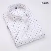 Visada Jauna 2017 새로운 도착 남성 셔츠 유행 캐주얼 남성 브랜드 의류 인쇄 슬림 캐미사 사회 masculina 4XL N1308