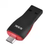 SSK SCRS600 Многофункциональная карта High Speed ​​Reader нуждается в поддержке Android OTG USB 2.0+Micro USB TF/Micro SD Reader с Lanyard