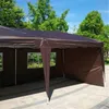 Wholesales 3 x 6m Two Windows Practical Waterproof Folding Tent Dark Coffee Outdoor camping tent