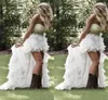 chiffon short wedding dresses