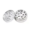 R￶ker stora 3 delar 75mm Aeronautical Aluminium Alloy Herb Grinder Spice Miller Crusher H￶gkvalitativ Vacker unik design Starkast magnet