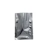 10 * 15cm (3.9''x5.9 '') Rensa ena sidan Silver Aluminiumfolie Förpackning Påse Retail 200PCS / Lot Open Top Heat Sealble Transparenta Mylar Poly Bags