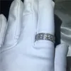 Vintage Promise Pierścień 5A CZ Kamień Biały Złoto Wypełnione Zaręczyny Zespół Ślubny Pierścienie Dla Kobiet Bridal Finger Biżuteria