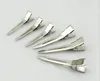 20pcs 45mm Silver Pinch Alligator Hair Clips Metal Hairpins Barrettes DIY Single Prong Hair Clip no Teech Jewelry hair Accessory FJ3216