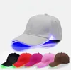 2018 neue led helle baseballmütze männer frauen team made baseball kappen snapback glow led hüte baseballkappen lauf bone gars dad hut