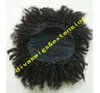 Afro Kinky Curly Human Hair Drawstring Ponytail för Kvinnor Curly Brazilian Virgin Hair Clip 100% Naturlig Hår Ponny Tail Extension