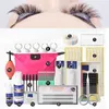 16 PCS Herramientas de extensión de pestañas falsas Juego de herramientas de maquillaje Kits profesionales de pestañas individuales de ojo de injerto Bag77754445