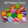 Wholesale dozen 3 ml 5 ml 7 ml 22 ml anti-stick siliconen pot dab containers voor wax silicium potten booreilanden FDA LFGB-test