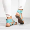 Ny stickning Filp Flops Rom Flat Sandaler Stor Storlek Kvinnor Sandaler 2018 Partihandel European Hot Sale och Popular