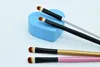 4 couleurs manche en bois cheveux synthétiques détail fard à paupières Eyeliner brosse outil de maquillage professionnel livraison gratuite pinceau ombre à paupières BR025