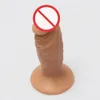 45 Zoll realistischer Minidildo für Frauen Silikon Penis mit starkem Saugnapf weibliche Masturbation Schwanzspielzeug Vaginalanal Sexspielzeug6231527