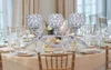 Decoração de casamento de Prata de Cristal Castiçais com 3 Braços Candelabros para Mesa de Centro de Mesa De Jantar de Casamento Decorativa