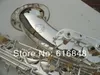 Bb Tune Tenor B-Flat ساكسفون سوزوكي النحاس والفضة مطلي جودة عالية الحفل الموسيقى أداة ساكس أزرار اللؤلؤ مع المعبرة