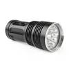 Nova chegada super 34000lm 14x xm-l t6 lanterna led tocha 4x18650 caça luz lâmpada 14 pçs xm-l t6 tocha light8848697