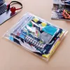 Reazeableable Blue Plastic Bags Bags Одежда Шкаф для одежды Организатор Организатор Сумка Матовый Чистый толстый 1,6 мм для рубашек Носок нижнее белье 14 Размеры