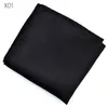 5PCS Men White Handkerchief Suit Pocket Towel Accessories Wedding Banquet Anniversary Commercial Black Red Blue Square Handkerchief