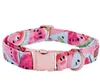 collare e guinzaglio per cani rosa con papillon per cani grandi e piccoli collare in tessuto di cotone accessori per animali con fibbia in metallo oro rosa