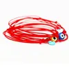 20 stks / partij Mixed Lucky Hamsa String Evil Eye Lucky Red Cord Verstelbare Armband DIY Sieraden
