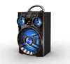 Multimedia Big Sound Bluetooth-luidspreker HiFi-luidspreker Draagbare AUX-luidsprekers Bass Draadloze muziekdoos voor buiten met USB LED-licht TF FM4255277