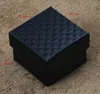 5*5*3cm Smycken Display Box 48st/lot Multi Colors BlackSponge Diamond Patternn Pappersring/örhängen Box Förpackning Presentbox GA56