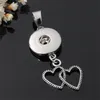 Accessoires de cheveux Heart Love Love Maman Collier Pendentif Noosa Ginger Snap Bouton Chunk DIY Bijoux Fasion 12pcs