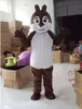2018 Desconto venda de fábrica chipmunk Natal Mascot Costume Fancy Dress Tamanho adulto Dos Desenhos Animados Vestido brown chipmunk Mascote do Dia Das Bruxas