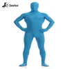 Gesikai heren spandex zentai lycra full bodysuit heren zentai pak aangepaste tweede huid panty suit halloween kostuum