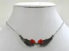 12pcs / lot En Gros Rhinestone Angel ailes de mode pendentif colliers chaîne de vêtements bijoux F141