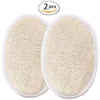 Gdgy Exfoliating Loofah Pads 2 Pack 100% Terry Cloth Materials Sponge Scrubber Brush Stäng hud för män och kvinnor när bad spa och dusch