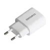 Fast Charger Travel Adapter för Samsung Galaxy S7 S8 S9 Note 8 Adaptive EU 1PORT USB Laddare Adapter 9V 1.67A / 5V 2A Väggresor 50PCS / Lot