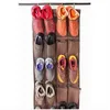 Gratis frakt Grossists Stor Pocket Shoes Organizer Over Door Shoe Rack Sneaker Rack för Door Store Holders Racks